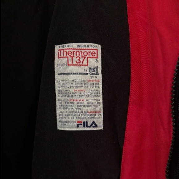 Fila Mens Ski Team Snowsuit | USA XXL | Red + Black |  Red/Blk | $120 - Picture 7 of 12